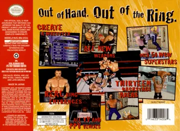 WCW Mayhem (USA) box cover back